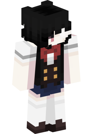 Черноглазая школьница в галстуке