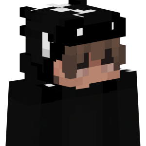 Малыш в черном капюшоне - Сбоку