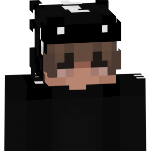 Малыш в черном капюшоне - Спереди