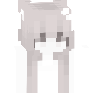 Снежный аниме-котенок - Спереди