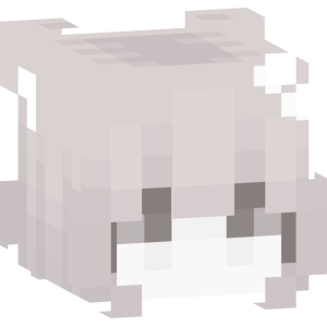 Снежный аниме-котенок - Голова