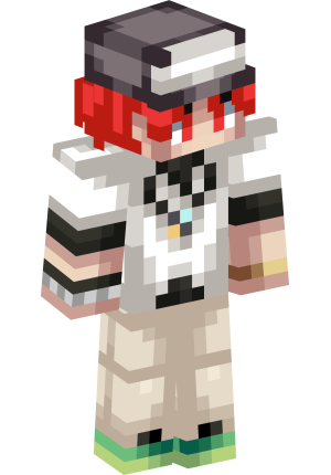 Красноволосый аниме-стиляга