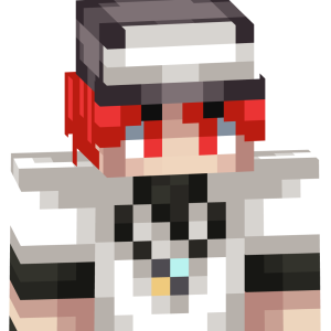 Красноволосый аниме-стиляга - Спереди