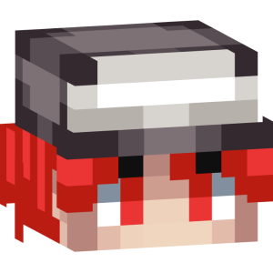 Красноволосый аниме-стиляга - Голова