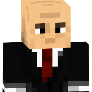 Строгий агент в костюме - Спереди