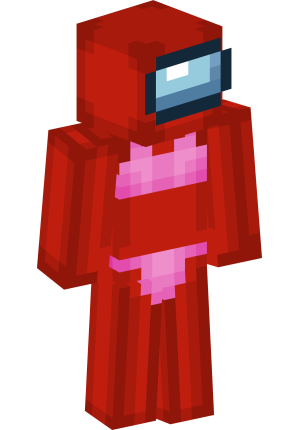 Красный космонавт в розовом