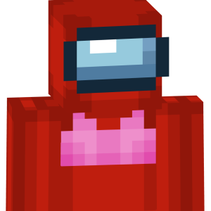 Красный космонавт в розовом - Спереди