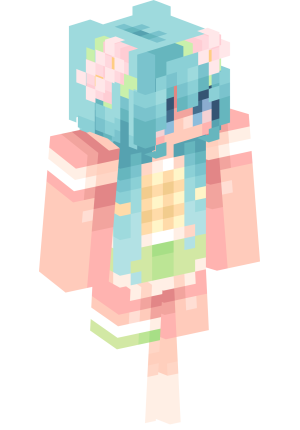 Мятная нимфа в цветах