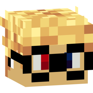 Радужный геймер в очках - Голова