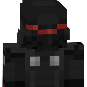 Черный фантом в броне - Спереди