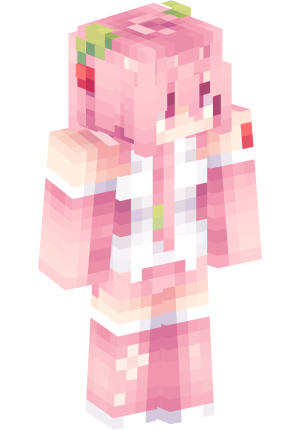 Цветочная нимфа с вишнями