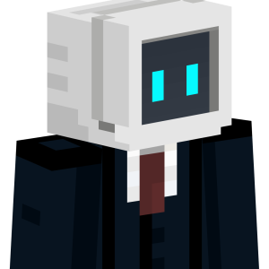 Цифровой агент в костюме - Сбоку