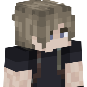 Светловолосый странник в черном - Сбоку