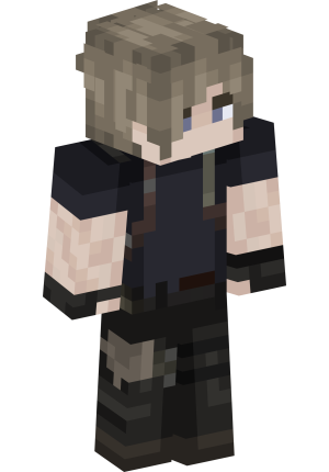 Светловолосый странник в черном