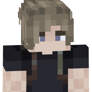 Светловолосый странник в черном - Спереди