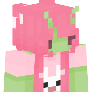 Розовая кроличья фея - Сбоку