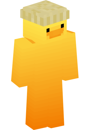 Уютный желтый утенок