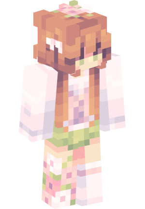 Цветочная нимфа в пастели