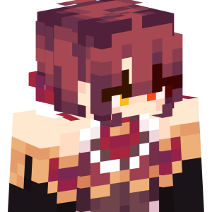 Аниме-девушка с янтарным взглядом - Сбоку