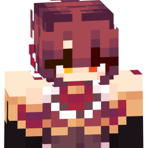 Аниме-девушка с янтарным взглядом - Спереди