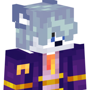 Снежный волчонок в кителе - Сбоку