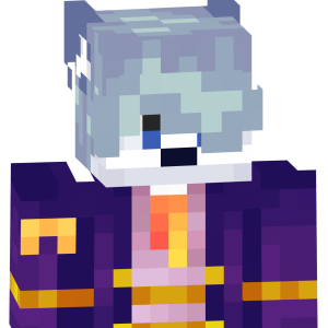 Снежный волчонок в кителе - Спереди