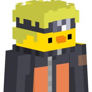 Цыплёнок-шиноби в куртке - Сбоку