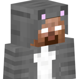 Таинственный серый котик - Сбоку