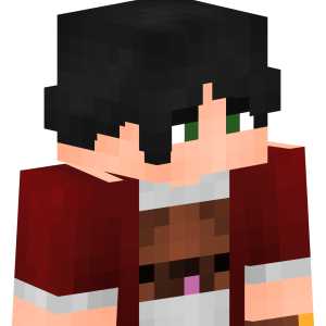 Милый парень в кофте с принтом - Сбоку