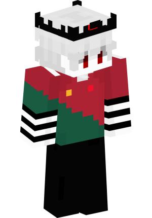 Красноглазый демон в коронке