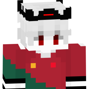 Красноглазый демон в коронке - Спереди