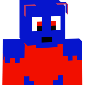 Синий чудик в красном - Спереди