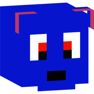 Синий чудик в красном - Голова