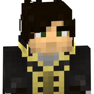 Золотой странник в черном - Спереди