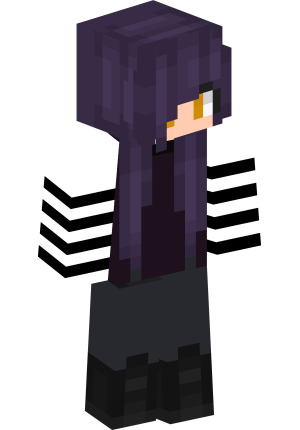 Темноволосая аниме-девушка