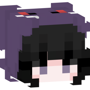 Фиолетовый зверёк в капюшоне - Голова