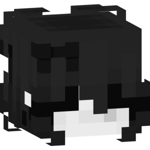 Монохромная готическая леди - Голова