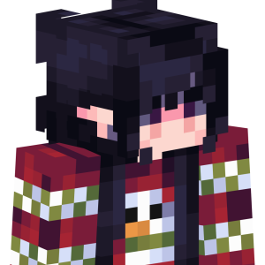 Зимний уютный аниме-образ - Сбоку