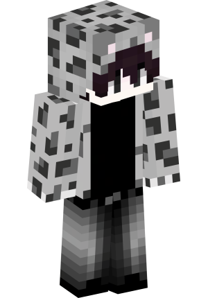 Пятнистый котёнок в худи