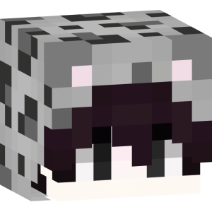 Пятнистый котёнок в худи - Голова