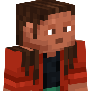 Стильный парень в красном - Сбоку