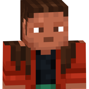 Стильный парень в красном - Спереди