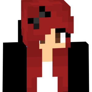 Милая девушка с красными волосами - Спереди