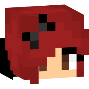 Милая девушка с красными волосами - Голова