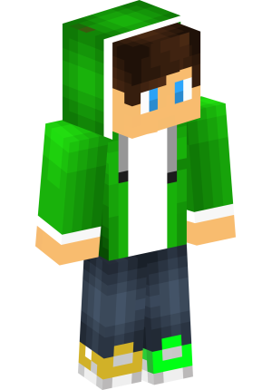 Изумрудный худи-парень