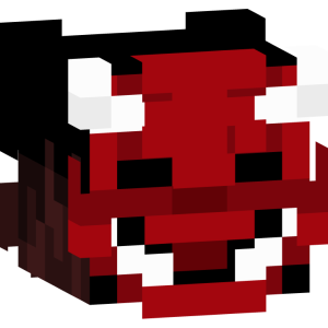 Краснолицый демон-они - Голова