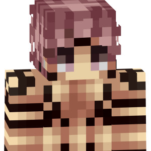 Розоволосый аниме-юноша - Спереди