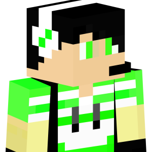 Неоновый геймер в полоску - Сбоку