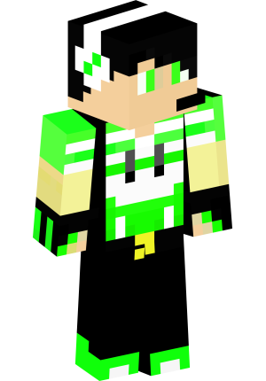 Неоновый геймер в полоску