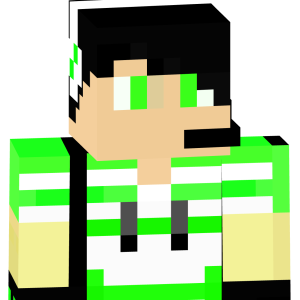 Неоновый геймер в полоску - Спереди